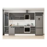 Alvinka 375X222 Cm Mutfak Dolabı, Mbb E90B40S45 2 Antrasit Suntalam