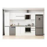 Alvinka 375X222 Cm Mutfak Dolabı, Mbb E90B45S40 2 Beyaz Mdf