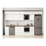 Alvinka 375X240 Cm Klasik Mebran Mutfak Dolabı, Mb E90S40S45 2 Mebran Beyaz Suntalam