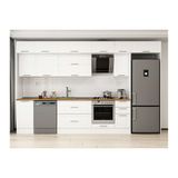 Alvinka 375X240 Cm Klasik Mebran Mutfak Dolabı, Mb E90S45S40 2 Mebran Beyaz Suntalam