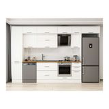 Alvinka 375X240 Cm Klasik Mebran Mutfak Dolabı, Mbb E90B45S40 2 Mebran Beyaz Suntalam