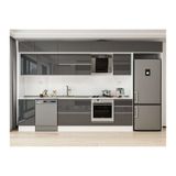 Alvinka 375X240 Cm Mutfak Dolabı, Mb E80S45S50 2 Antrasit Suntalam