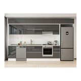 Alvinka 375X240 Cm Mutfak Dolabı, Mb E90S45S40 1 Antrasit Mdf