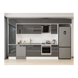 Alvinka 375X240 Cm Mutfak Dolabı, Mbb E90B45S40 2 Antrasit Suntalam