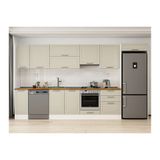 Alvinka 380X222 Cm Klasik Mebran Mutfak Dolabı, Mb E80S40S60 1 Mebran Kumtaşı Suntalam
