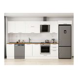 Alvinka 380X222 Cm Klasik Mebran Mutfak Dolabı, Mb E90S45S45 2 Mebran Beyaz Mdf