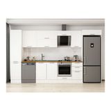 Alvinka 380X222 Cm Klasik Mebran Mutfak Dolabı, Mbb E90B45S45 2 Mebran Beyaz Suntalam