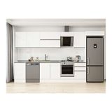 Alvinka 380X222 Cm Mutfak Dolabı, Mb E80S50S50 2 Beyaz Mdf
