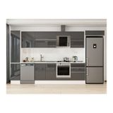 Alvinka 380X222 Cm Mutfak Dolabı, Mbb E80B40S60 2 Antrasit Suntalam