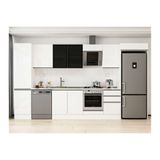 Alvinka 380X222 Cm Mutfak Dolabı, Mbb E80B50S50 3 Beyaz Mdf
