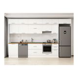 Alvinka 380X240 Cm Klasik Mebran Mutfak Dolabı, Mb E80S60S40 1 Mebran Beyaz Mdf