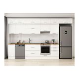 Alvinka 380X240 Cm Klasik Mebran Mutfak Dolabı, Mb E90S40S50 1 Mebran Beyaz Suntalam