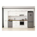 Alvinka 380X240 Cm Klasik Mebran Mutfak Dolabı, Mbb E90B50S40 1 Mebran Beyaz Suntalam