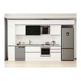 Alvinka 380X240 Cm Mutfak Dolabı, Mbb E80B40S60 3 Beyaz Mdf