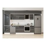 Alvinka 380X240 Cm Mutfak Dolabı, Mbb E80B60S40 2 Antrasit Suntalam