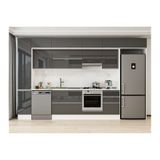 Alvinka 380X240 Cm Mutfak Dolabı, Mbb E90B40S50 1 Antrasit Mdf
