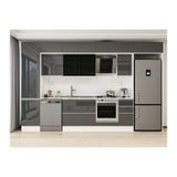 Alvinka 380X240 Cm Mutfak Dolabı, Mbb E90B50S40 3 Antrasit Suntalam