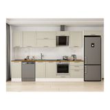 Alvinka 385X222 Cm Klasik Mebran Mutfak Dolabı, Mb E80S45S60 2 Mebran Kumtaşı Mdf