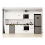 Alvinka 385X222 Cm Klasik Mebran Mutfak Dolabı, Mb E90S45S50 2 Mebran Beyaz Mdf