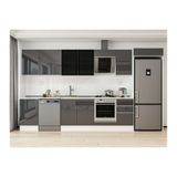 Alvinka 385X222 Cm Mutfak Dolabı, Mb E90S50S45 3 Antrasit Suntalam