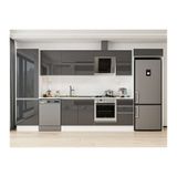 Alvinka 385X222 Cm Mutfak Dolabı, Mbb E80B60S45 2 Antrasit Suntalam