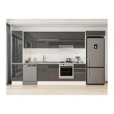 Alvinka 385X222 Cm Mutfak Dolabı, Mbb E90B45S50 1 Antrasit Suntalam