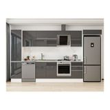 Alvinka 385X222 Cm Mutfak Dolabı, Mbb E90B45S50 2 Antrasit Suntalam