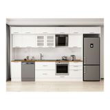 Alvinka 385X240 Cm Klasik Mebran Mutfak Dolabı, Mb E80S45S60 3 Mebran Beyaz Suntalam