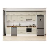 Alvinka 385X240 Cm Klasik Mebran Mutfak Dolabı, Mb E90S50S45 1 Mebran Kumtaşı Mdf