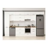 Alvinka 385X240 Cm Klasik Mebran Mutfak Dolabı, Mbb E90B45S50 1 Mebran Beyaz Suntalam