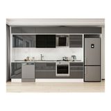 Alvinka 385X240 Cm Mutfak Dolabı, Mb E80S45S60 3 Antrasit Suntalam
