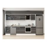 Alvinka 385X240 Cm Mutfak Dolabı, Mb E90S50S45 2 Antrasit Mdf