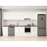 Alvinka 390X222 cm Klasik Mebran Mutfak Dolabı MB-E80S50S60-1 Beyaz - Suntalam