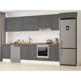 Alvinka 390X222 cm Klasik Mebran Mutfak Dolabı MB-E90S50S50-1 Antrasit - Mdf