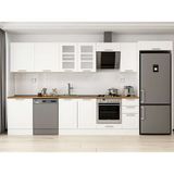 Alvinka 390X222 cm Klasik Mebran Mutfak Dolabı MB-E90S60S40-3 Beyaz - Suntalam