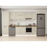 Alvinka 390X222 cm Klasik Mebran Mutfak Dolabı MBB-E90B60S40-1 Kumtaşı - Suntalam - Kum Beji
