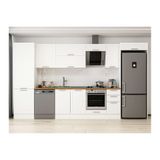 Alvinka 390X222 Cm Klasik Mebran Mutfak Dolabı, Mbb E90B60S40 2 Mebran Beyaz Mdf