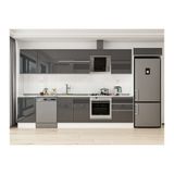Alvinka 390X222 Cm Mutfak Dolabı, Mb E80S50S60 2 Antrasit Suntalam