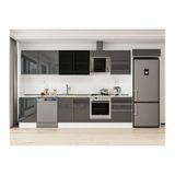 Alvinka 390X222 Cm Mutfak Dolabı, Mb E80S50S60 3 Antrasit Mdf