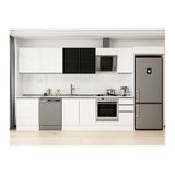 Alvinka 390X222 Cm Mutfak Dolabı, Mb E90S60S40 3 Beyaz Mdf