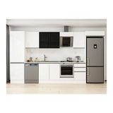 Alvinka 390X222 Cm Mutfak Dolabı, Mbb E80B60S50 3 Beyaz Suntalam