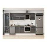 Alvinka 390X222 Cm Mutfak Dolabı, Mbb E90B50S50 2 Antrasit Suntalam