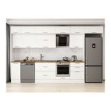 Alvinka 390X240 Cm Klasik Mebran Mutfak Dolabı, Mb E90S40S60 2 Mebran Beyaz Suntalam