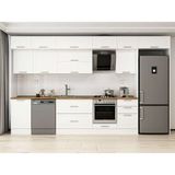 Alvinka 390X240 cm Klasik Mebran Mutfak Dolabı MB-E90S50S50-2 Beyaz - Mdf