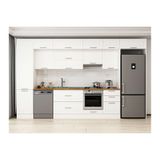 Alvinka 390X240 Cm Klasik Mebran Mutfak Dolabı, Mbb E90B50S50 1 Mebran Beyaz Suntalam