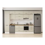 Alvinka 390X240 Cm Klasik Mebran Mutfak Dolabı, Mbb E90B50S50 1 Mebran Kumtaşı Suntalam