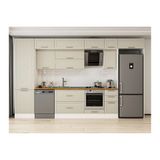 Alvinka 390X240 Cm Klasik Mebran Mutfak Dolabı, Mbb E90B60S40 2 Mebran Kumtaşı Mdf