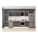 Alvinka 390X240 Cm Mutfak Dolabı, Mbb E80B60S50 2 Antrasit Mdf