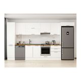Alvinka 395X222 Cm Klasik Mebran Mutfak Dolabı, Mbb E90B45S60 1 Mebran Beyaz Suntalam
