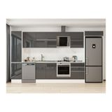 Alvinka 395X222 Cm Mutfak Dolabı, Mbb E90B45S60 2 Antrasit Suntalam